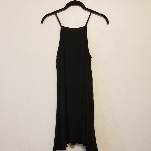 straight neck slip dress